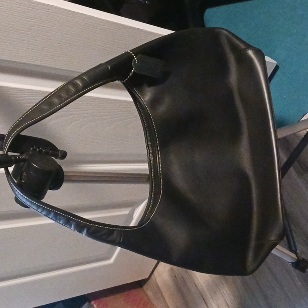 Tocca Black Leather Hobo Bag